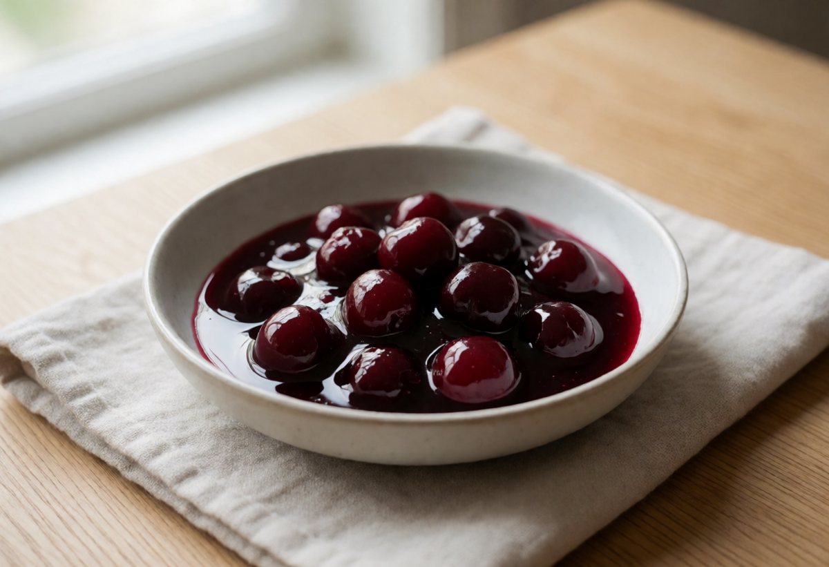 Cherry compote filling Cherry compote filling