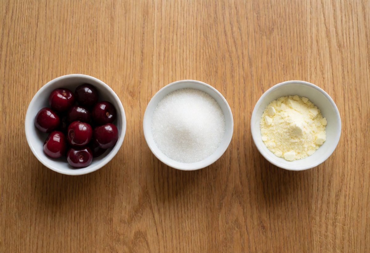 Ingredients: Cherry compote filling