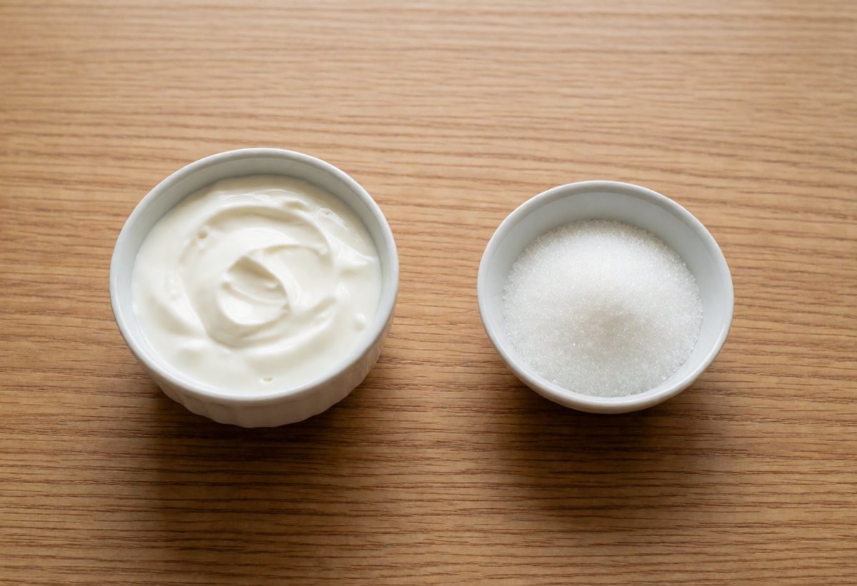 Ingredientes: Creme de natas azedas (smetana)