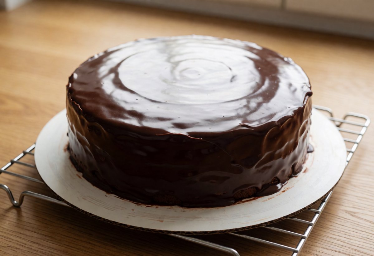 Ganache: Sahne (30 % oder mehr) auf 80 bis 90 °C erhitzen, über die Schokolade gießen, zuletzt kalte Butter einrühren. B…