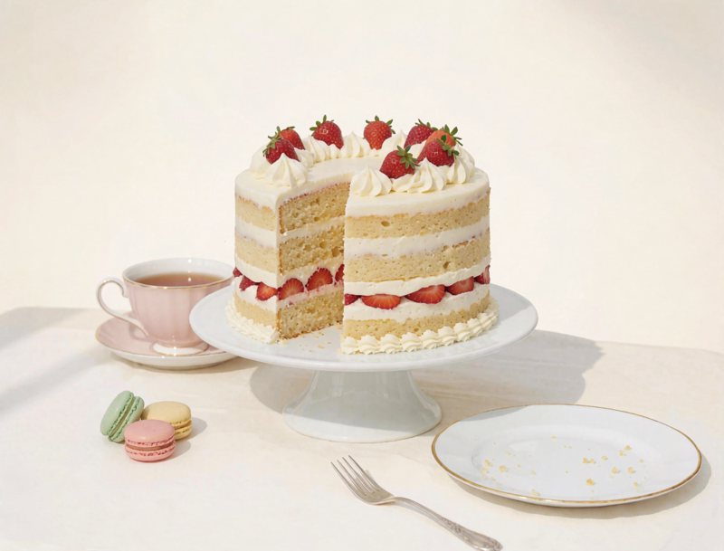 Vanilla berry — celebration cake