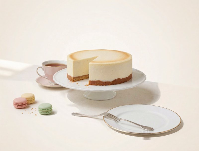 Cheesecake — baked New York style