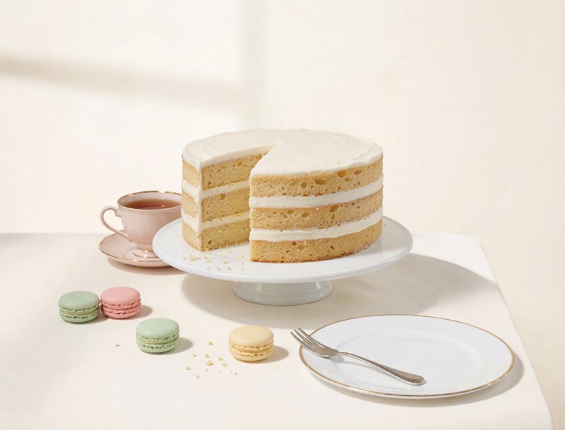 Smetannik — sour cream layer cake