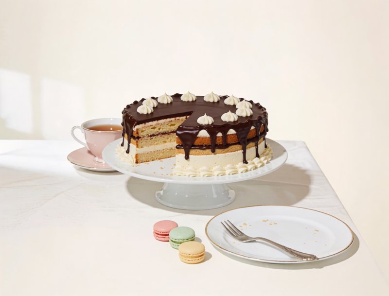 Opera — almond, buttercream and ganache